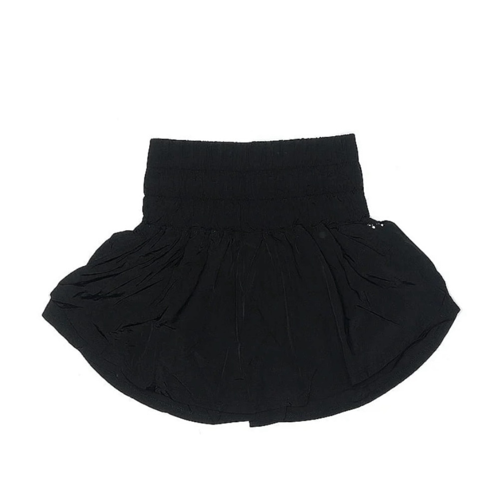 Women's High-Waisted Black Shorts